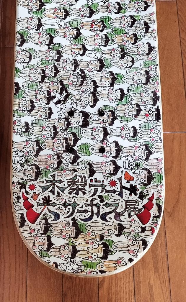 Cミニー　とんねるず 木梨憲武 木梨アート大サーカス展限定スケボーサイドテ