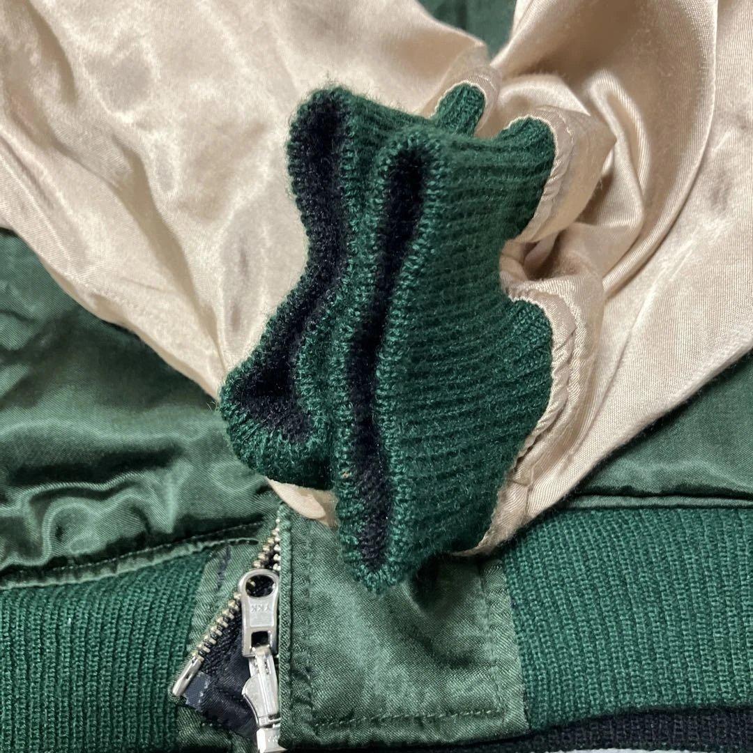 ヒューストン スカジャン リバーシブル　MA-1 サイズL