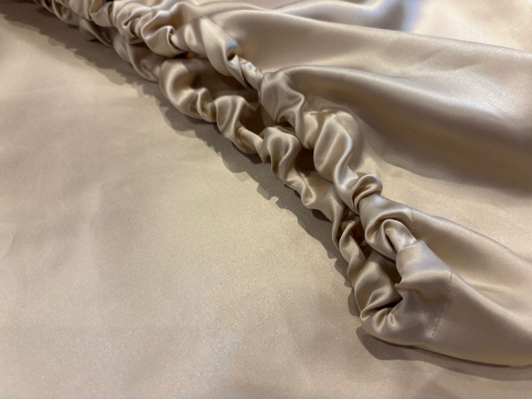 【本物シルク100％】 ボックスシーツ セミシングル　90×200×35 限定品