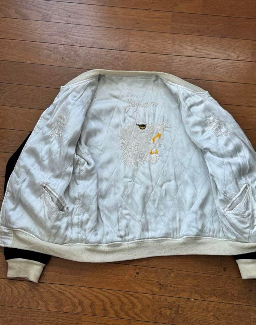 warehouse スカジャン 別珍 裏白