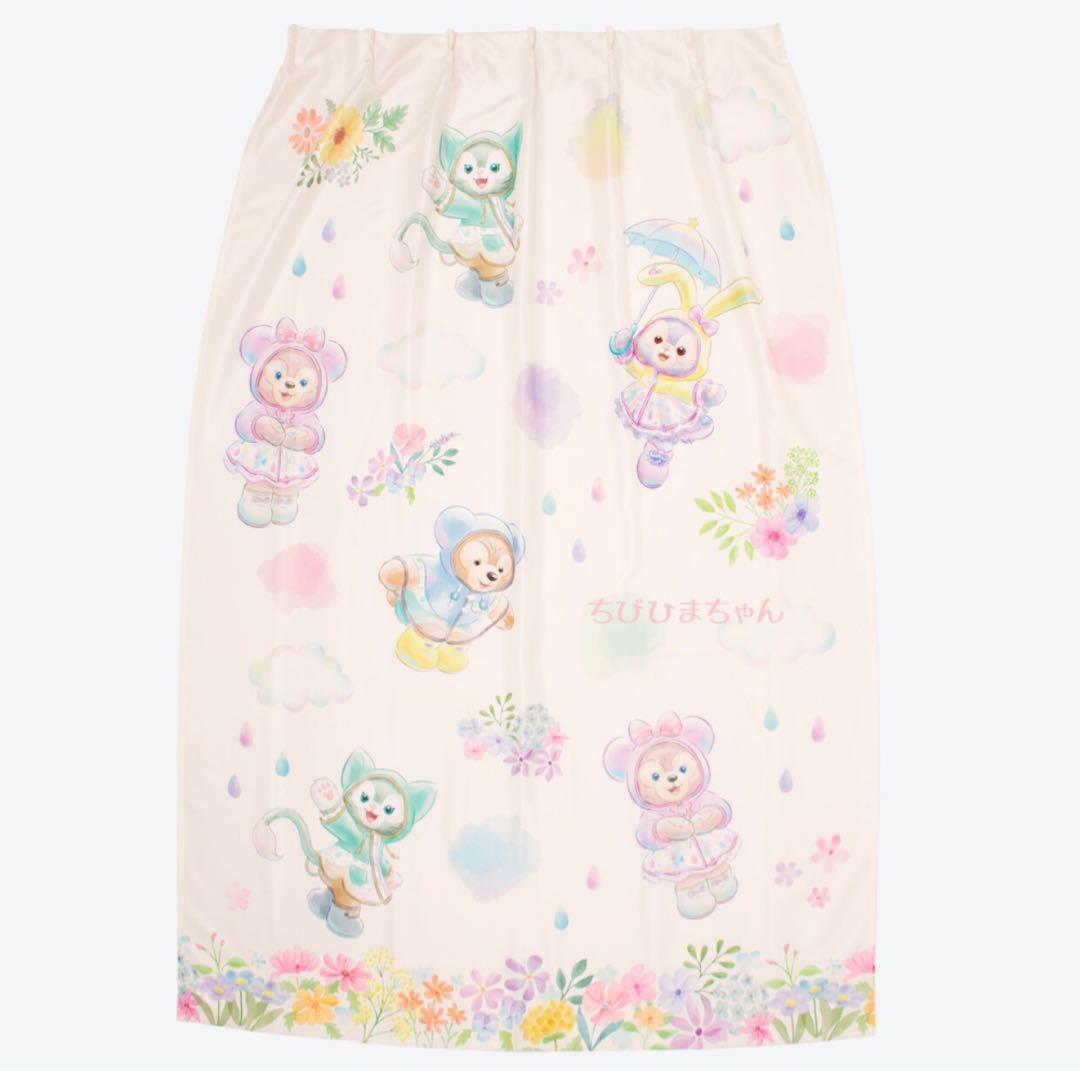 ディズニーシー♥ダッフィー&フレンズ♡ビューティフルレイニーデイズ カーテン♥白