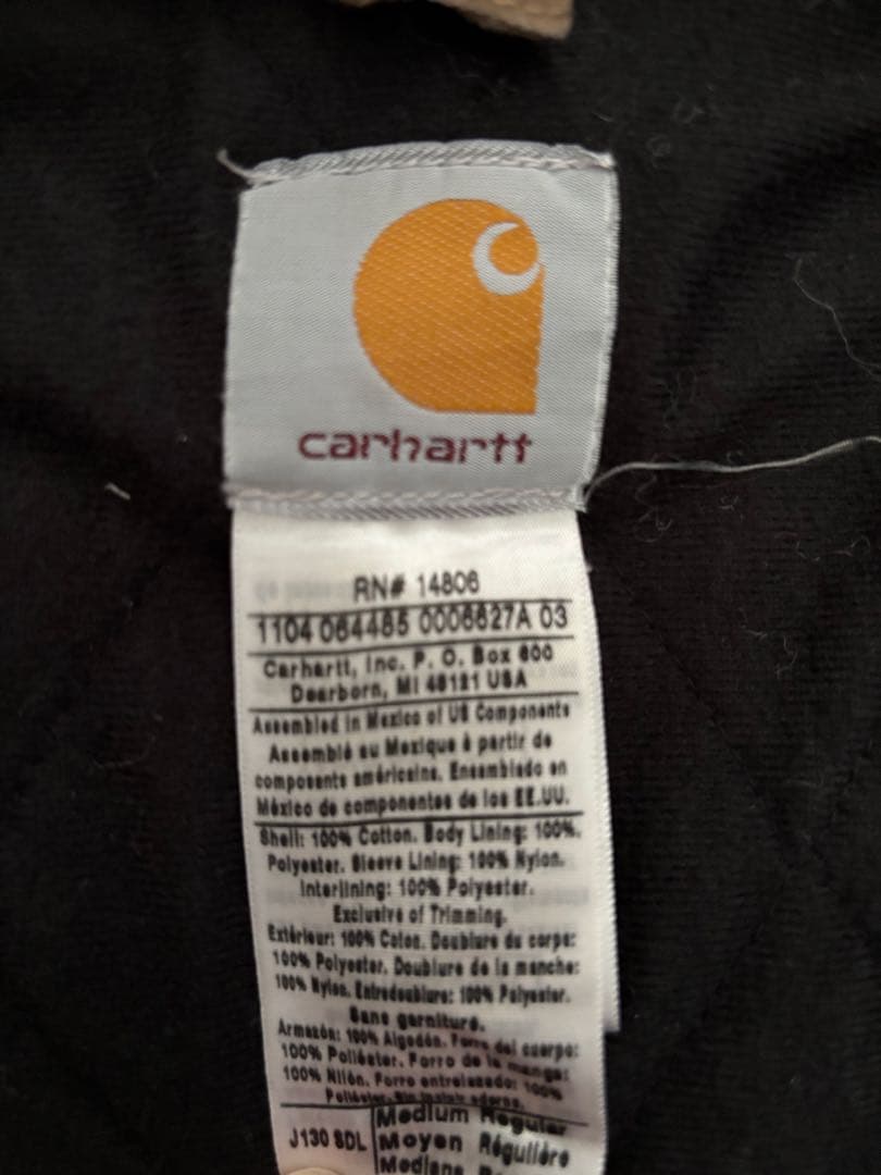 Carhartt カーハート アクティブジャケット　 ブラウン M 2003年製