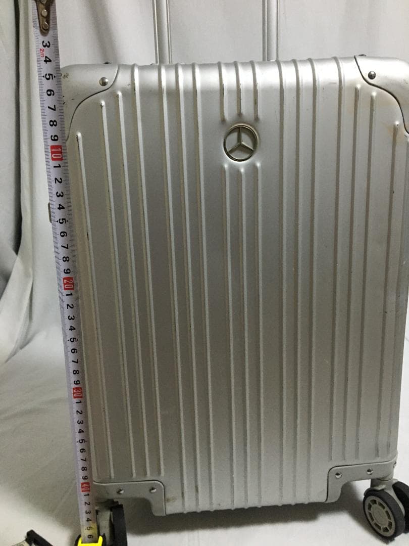 の*あ様 キャリーケース ベンツ Mercedes Benz シルバー