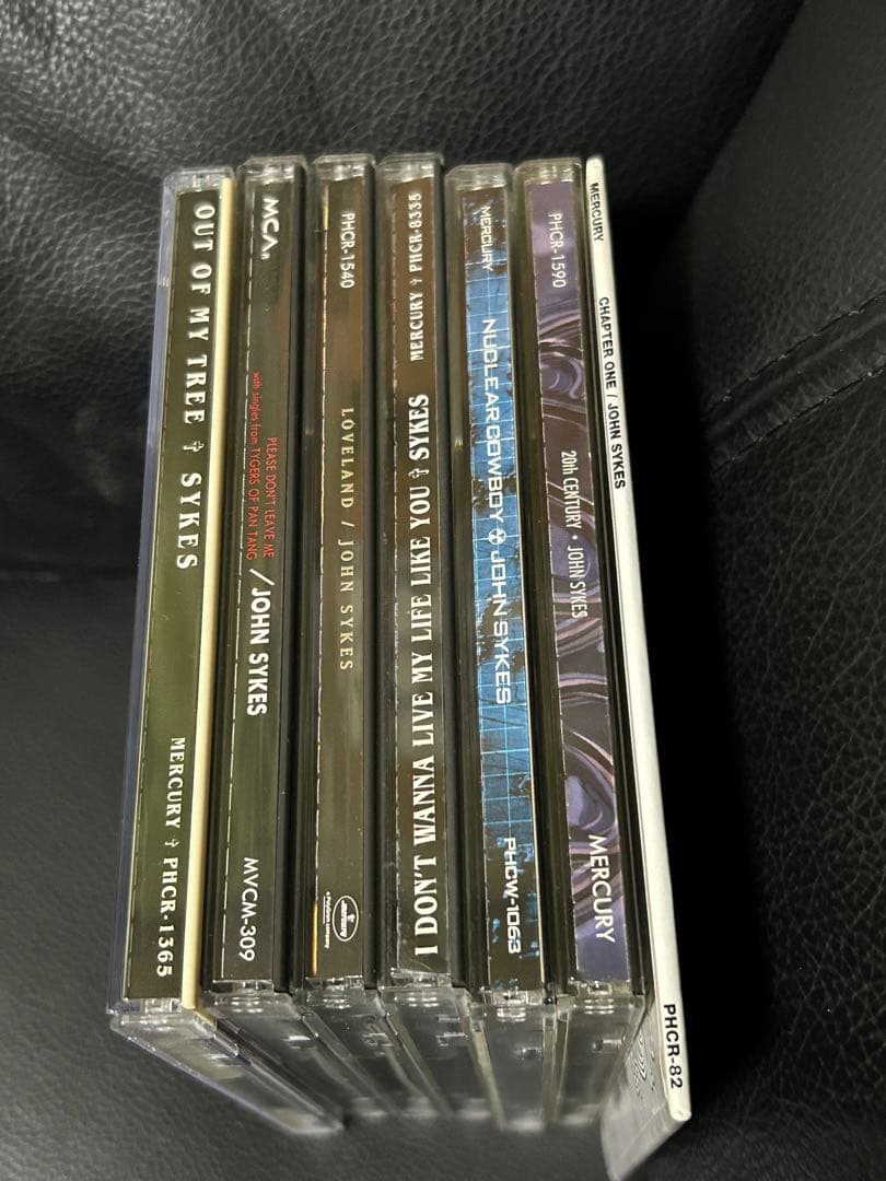 CD7枚　ジョンサイクス　廃盤　貴重盤　初回盤あり