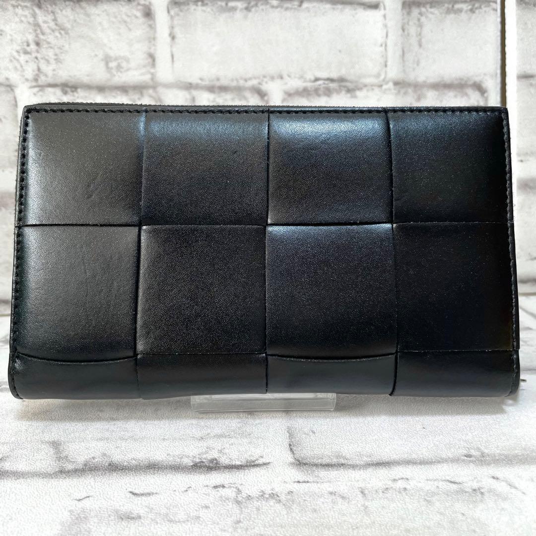 現行・未使用✨ボッテガヴェネタ　長財布　カセット　マキシイントレ　RFID　黒