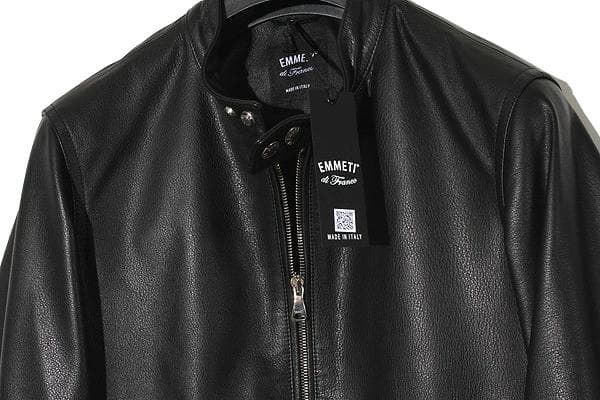 エンメティ H UOMO SP CALF SKIN シングルライダース