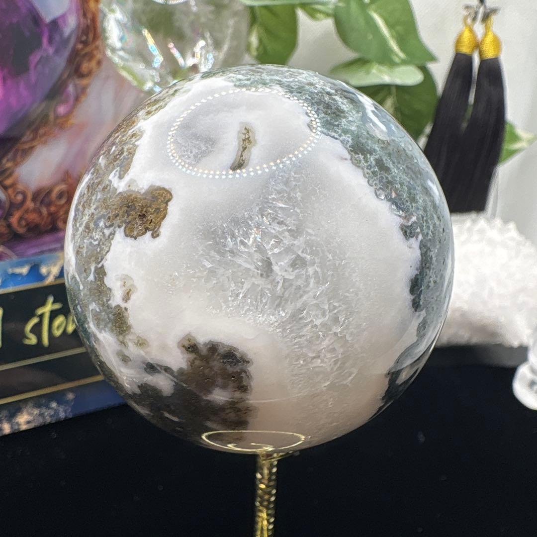 モスアゲートスフィアNo.887