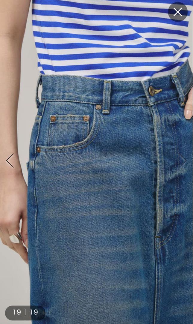 新品試着のみ＜&RC＞スーパーワイドルーズデニム カレンソロジー 38