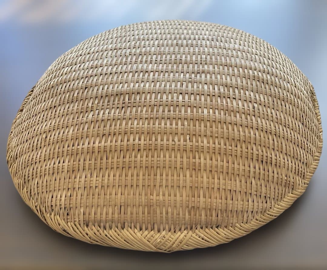 鳥越竹細工　丸ざる(50cm)　すず竹　 竹細工　大判ざる