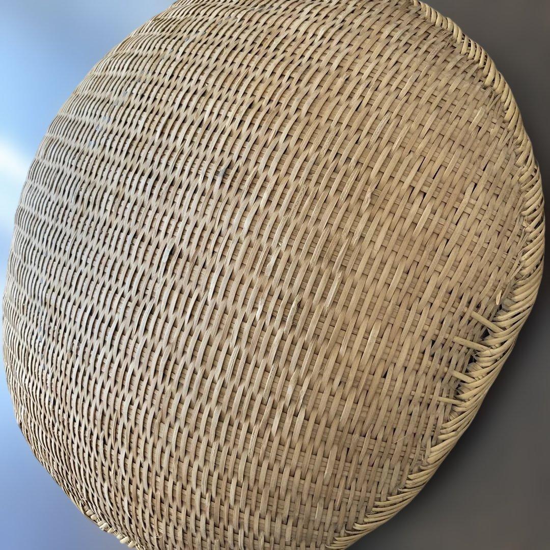 鳥越竹細工　丸ざる(50cm)　すず竹　 竹細工　大判ざる