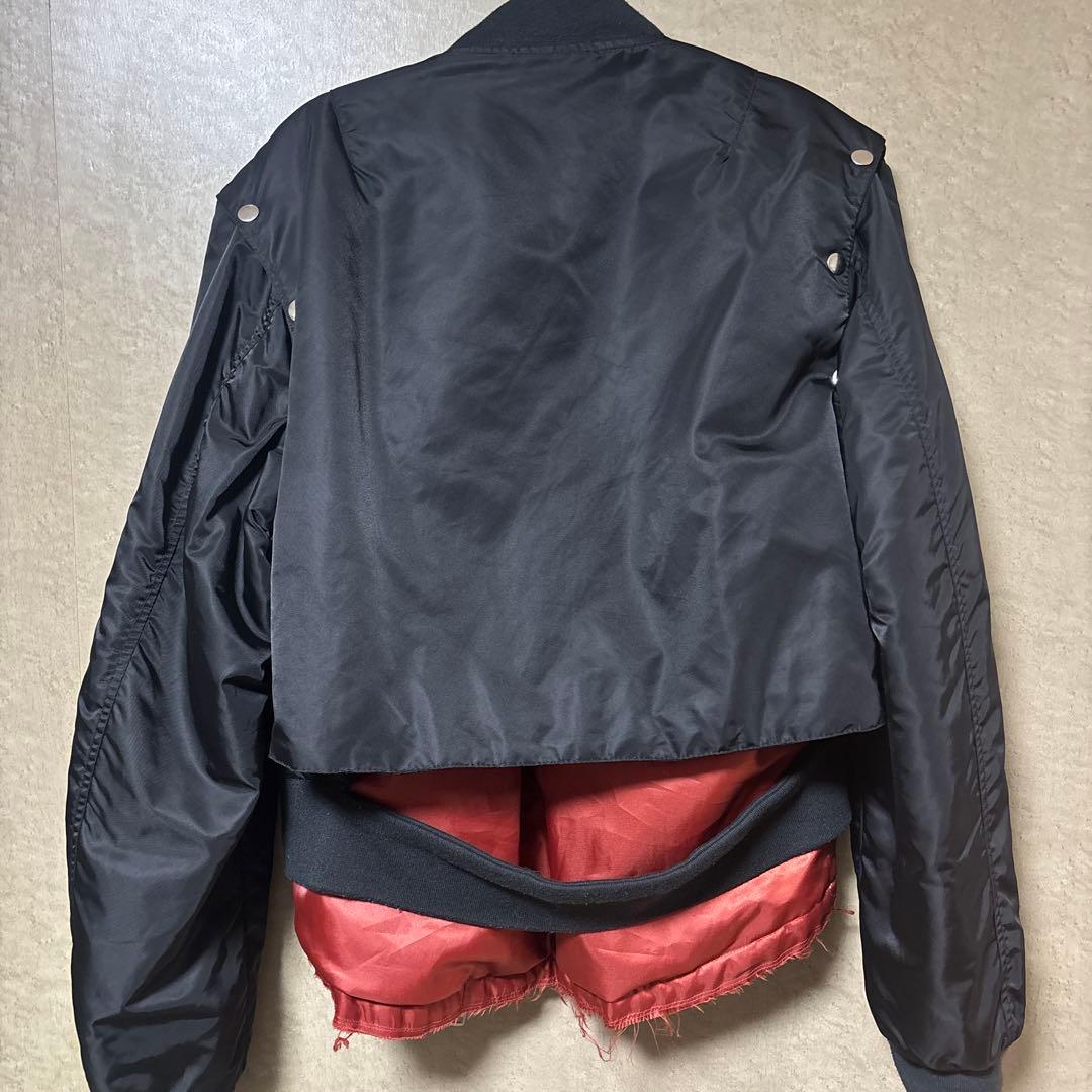 grancy Volume Layered Design MA-1 ブラックL