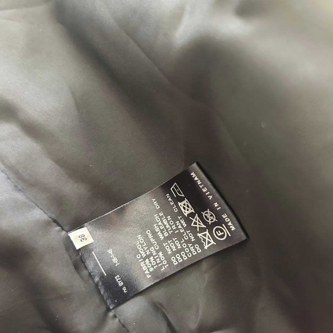 ヴェルメイユ パー イエナ メルトン テント ライン コート ロング リボン