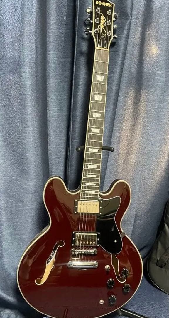 お買い得　Donner セミアコギター DJP-1000R