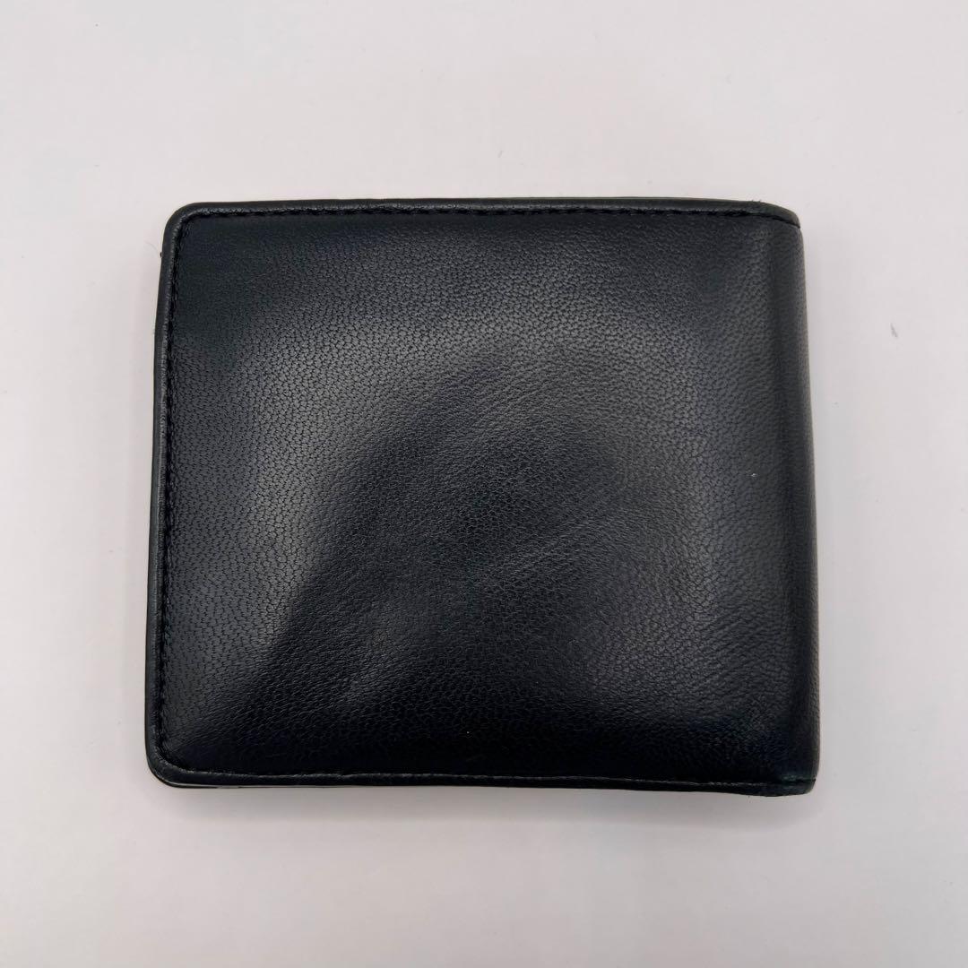 vivienne westwood 二つ折り財布　ブラック　EMMA ブルー