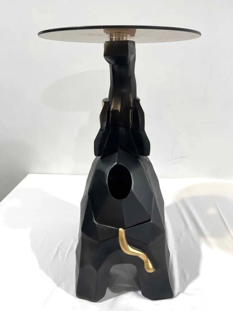 ゾウ サイドテーブル  多機能収納 オブジェ コーヒーテーブル インテリア ぞう