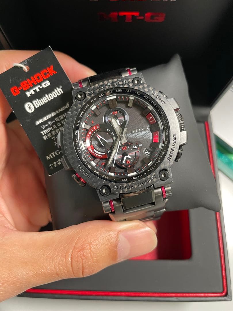 美品 動作済 GSHOCK MTG-B1000B-1AJF