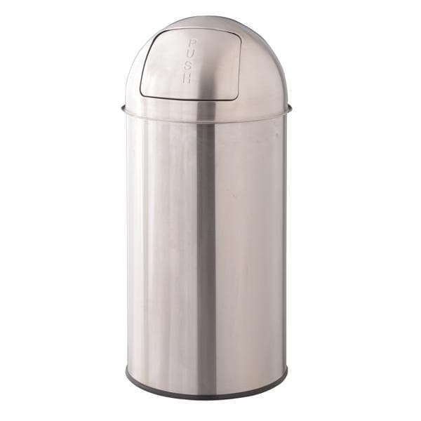 sale！お手入れ簡単 移動かんたん 30リットル 防臭 おしゃれ ゴミ箱 銀
