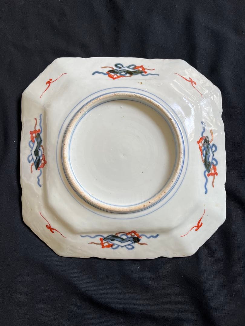 有田焼 伊万里焼 古伊万里 金彩 色絵 三ツ皿 大中小 管理A3455 大皿