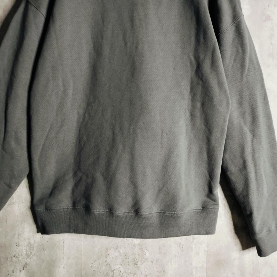 【美品】ロエベ アナグラム ロゴ刺繍 パーカー グレージュ オーバーサイズ