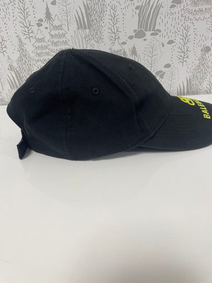 バレンシアガ BALENCIAGA ロゴ キャップ 帽子 ブラック