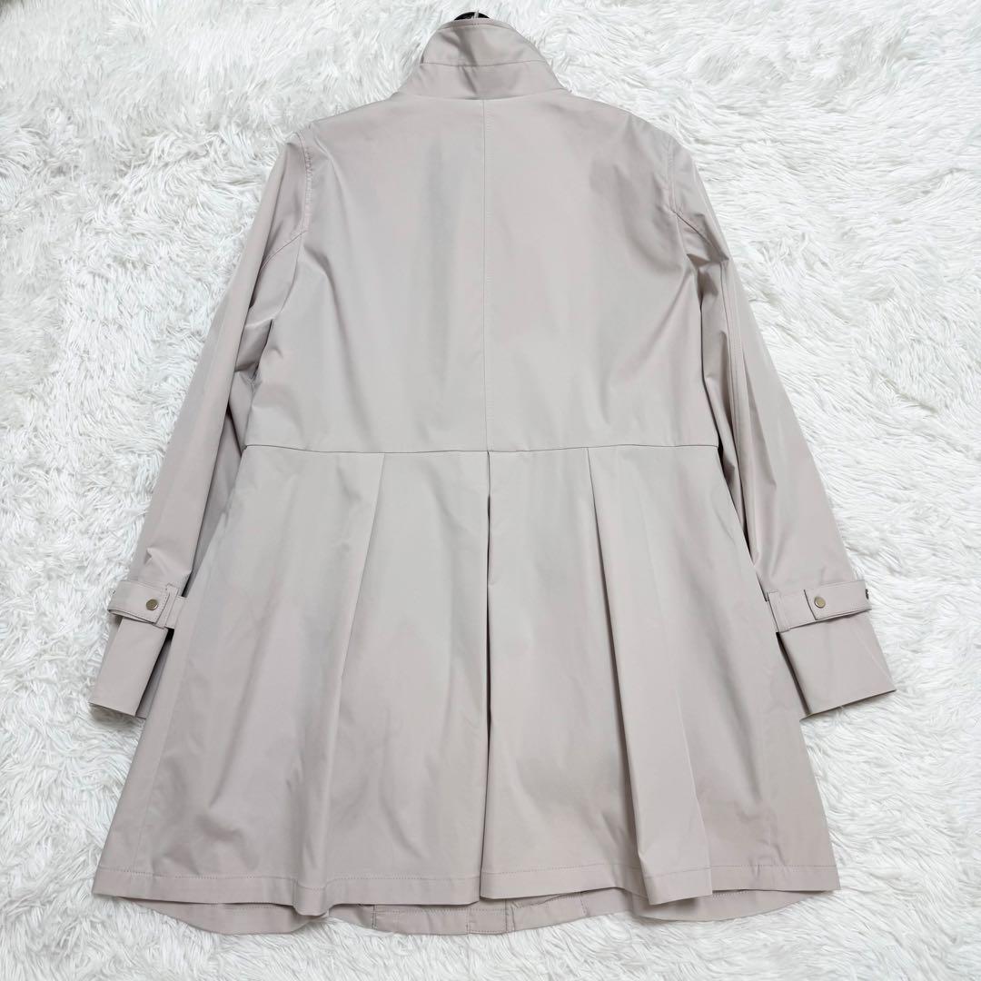 未使用級 今年モデル アナイ ブライトツイルフレアミドルコート 38 ベージュ