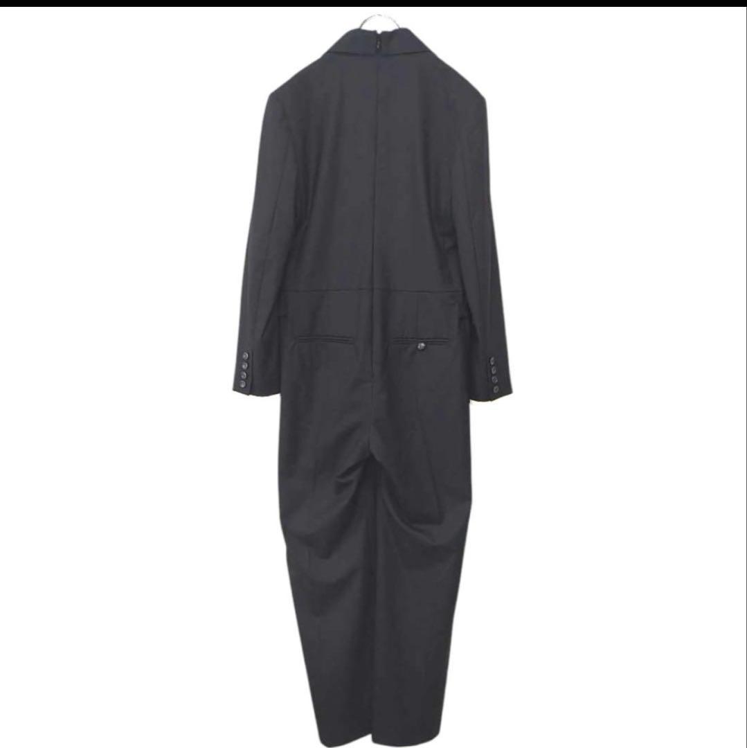 メゾンスペシャル　ジャケットロンパースブラック36