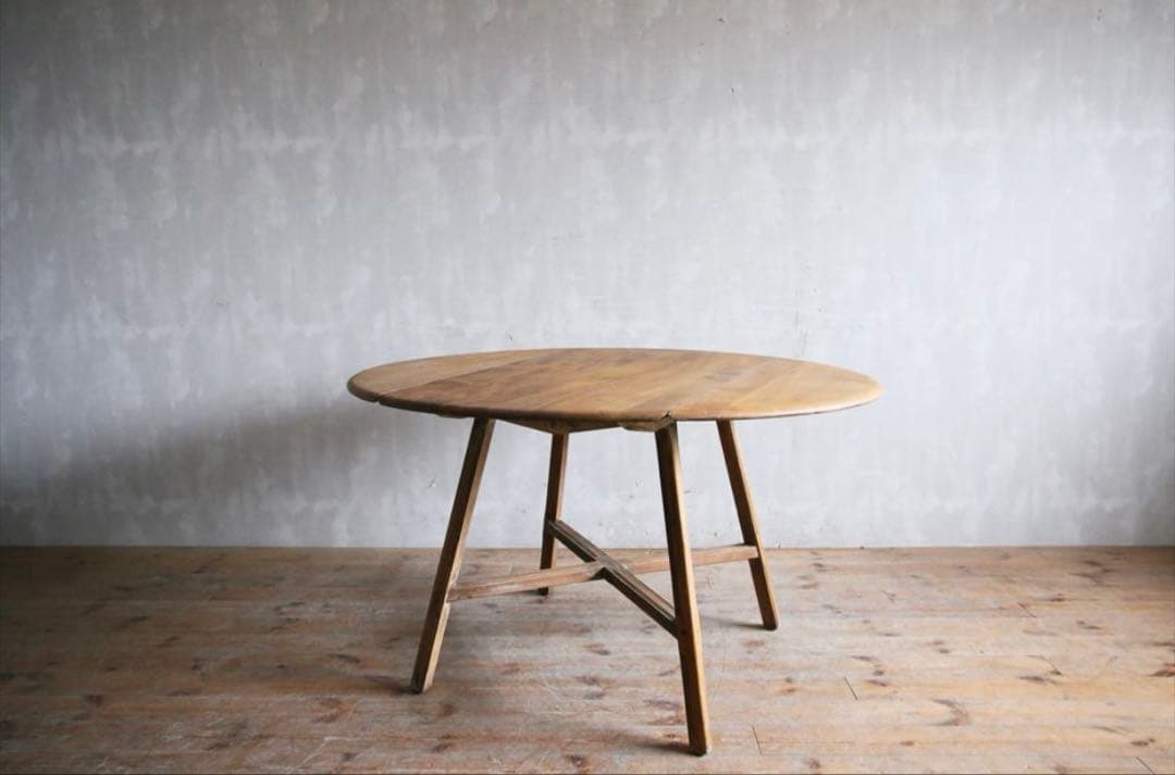 【ごん】英国アンティーク アーコール ERCOLドロップリーフテーブル