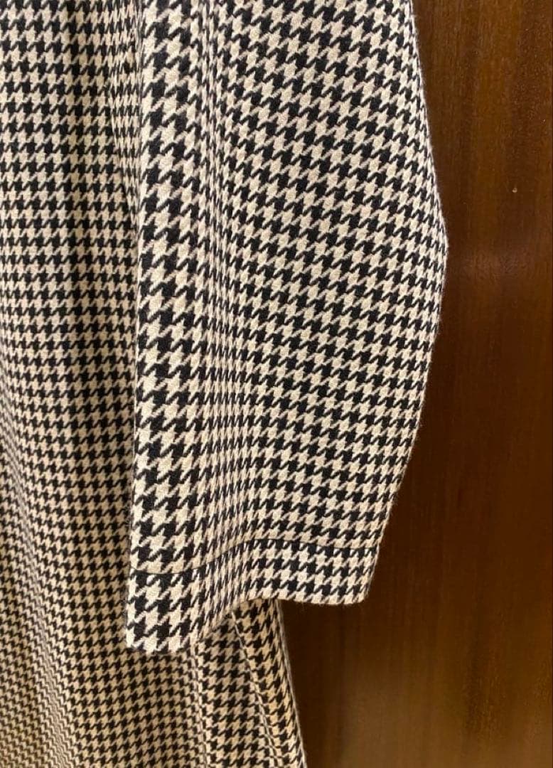 タリアトーレ Brilla 別注 ハウンドトゥース バルカラーコート