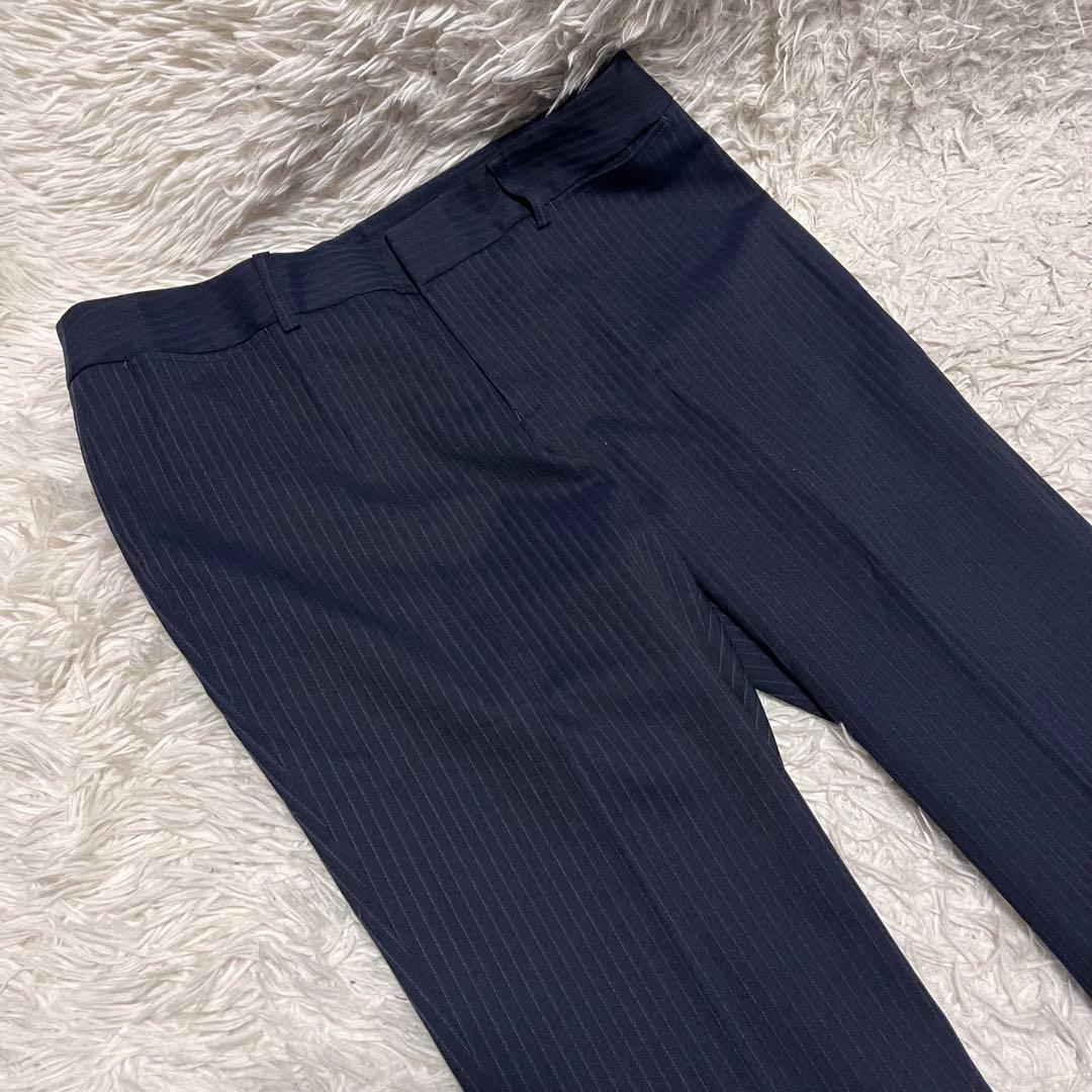 【美品】LES MUES ビジネススーツ　L シルク混　ストレッチ　アオキ