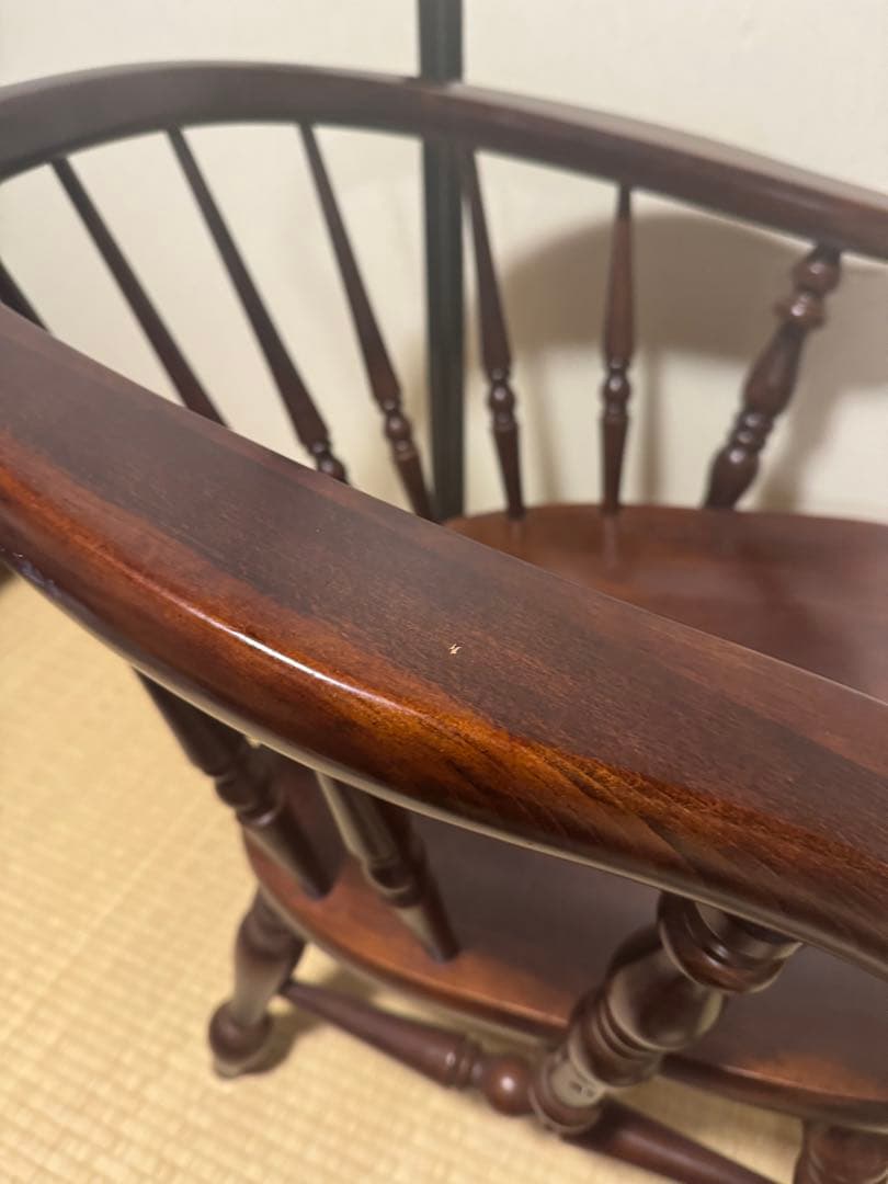 柏木工　かしわ　アームチェア　シングル　椅子　チェア　ラウンジ　ウィンザー