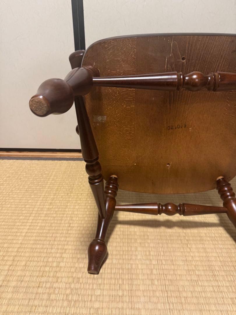 柏木工　かしわ　アームチェア　シングル　椅子　チェア　ラウンジ　ウィンザー