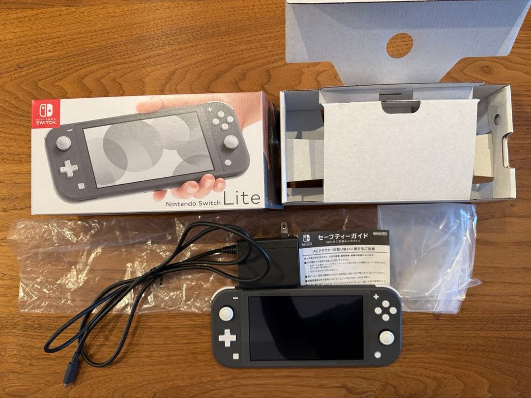Nintendo Switch Lite グレー 美品 箱あり
