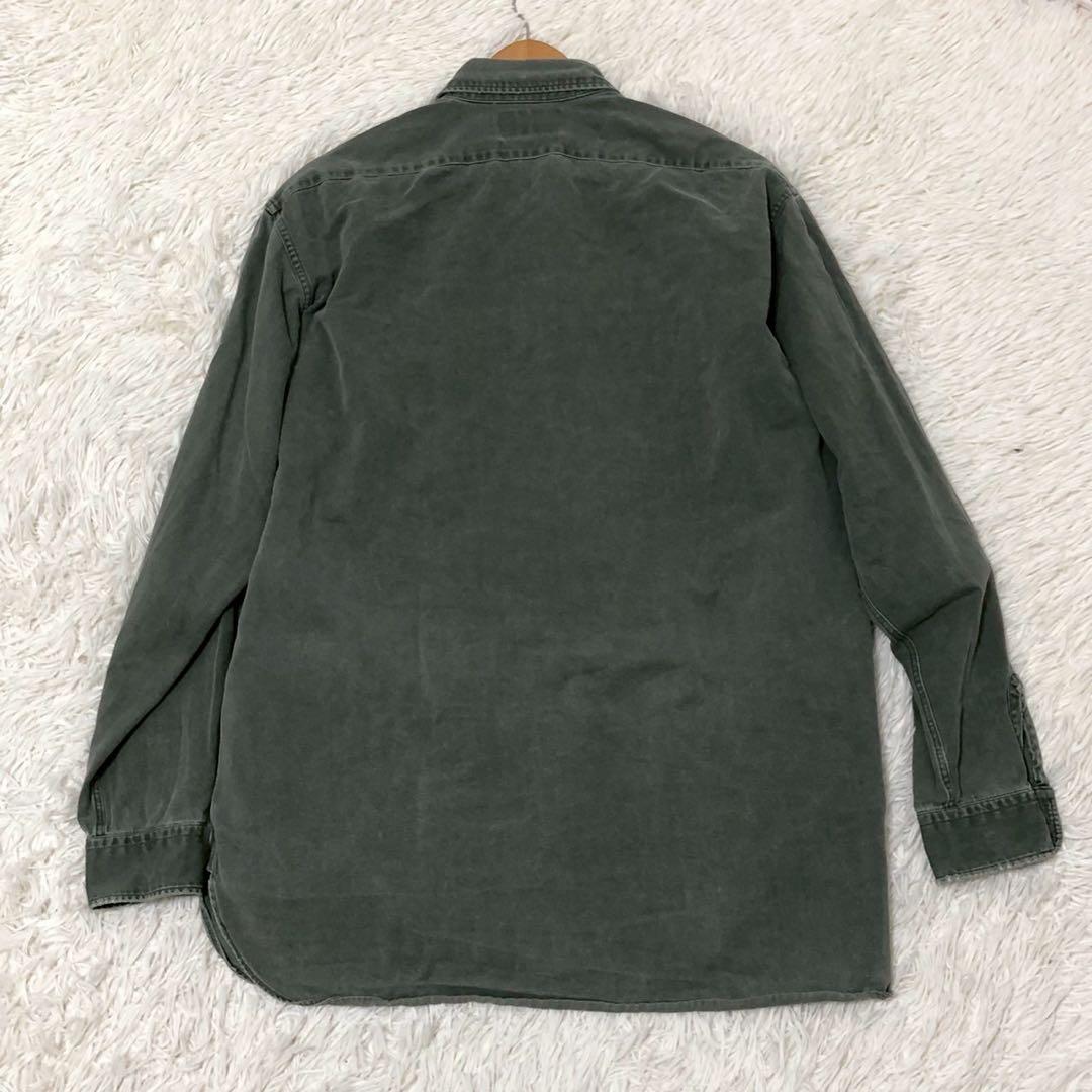 美品◎RRL Double RL タンガリーシャツ シャツジャケット Lサイズ
