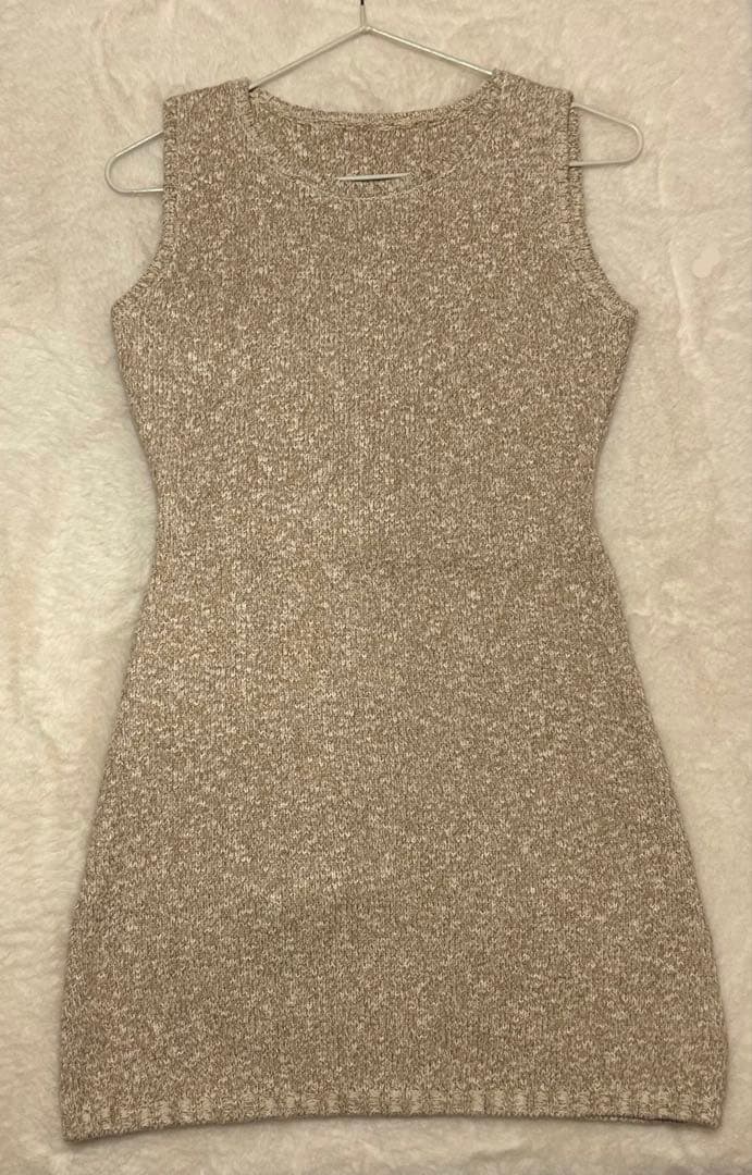 値下げダーリッチ シャーベットアンサンブルニットミニワンピースF-Lサイズ