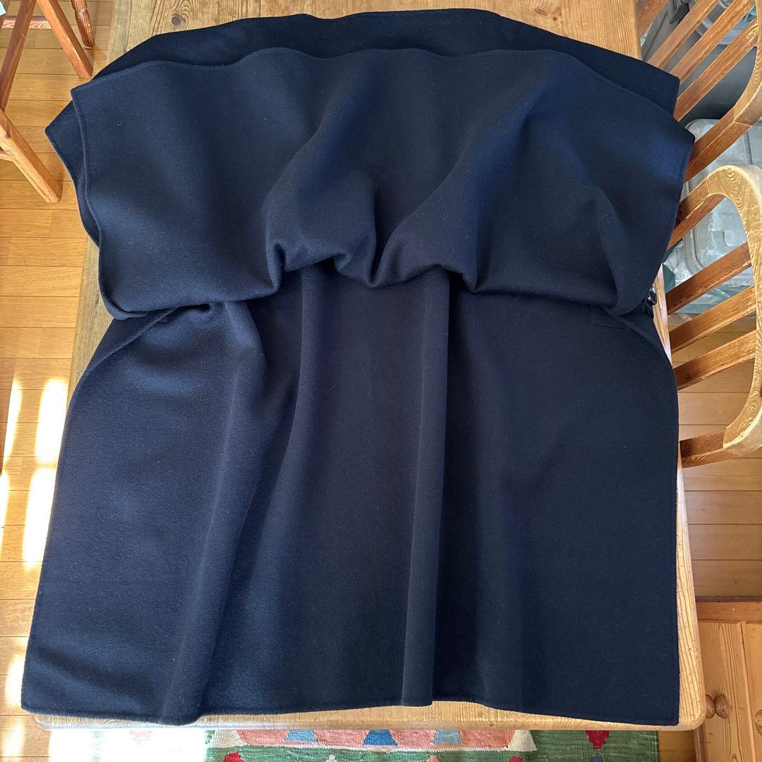 【美品】SOFIE D'HOORE カシミヤ混　ポンチョコート　1 ネイビー