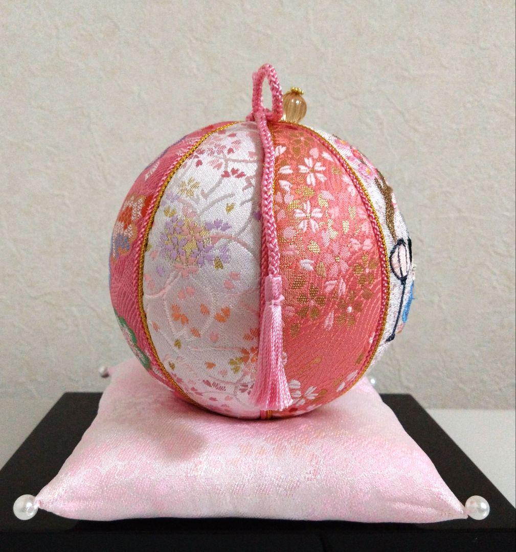 かよさん 手毬 手鞠 てまり 刺繍お雛様 房飾り座布団セット No34他