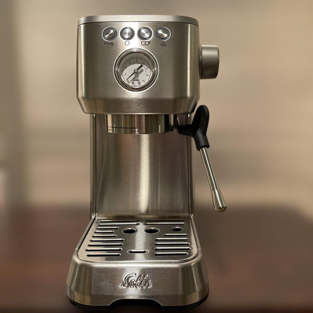 【半日使用】Solis エスプレッソマシン バリスタパーフェクタプラス シルバー