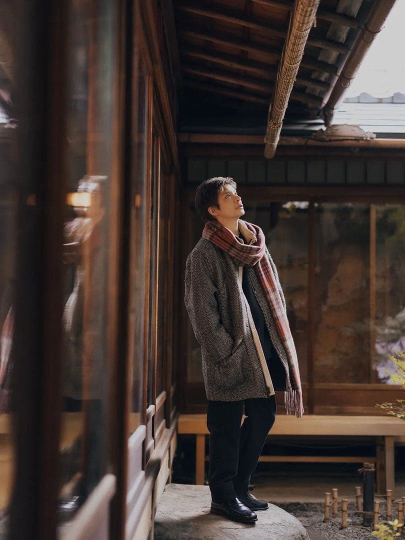 BANANA REPUBLIC チェックマフラー