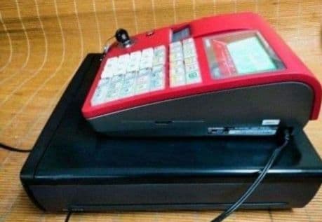 カシオレジスター　TE-400　フル設定無料　美品PC連携売上管理　010226