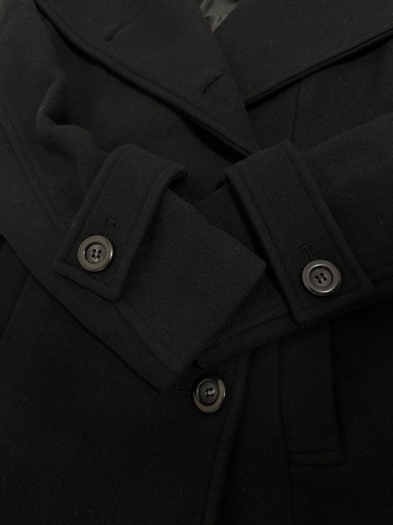 【極美品】 rienda オーバーネックシンデレララインコート M ブラック