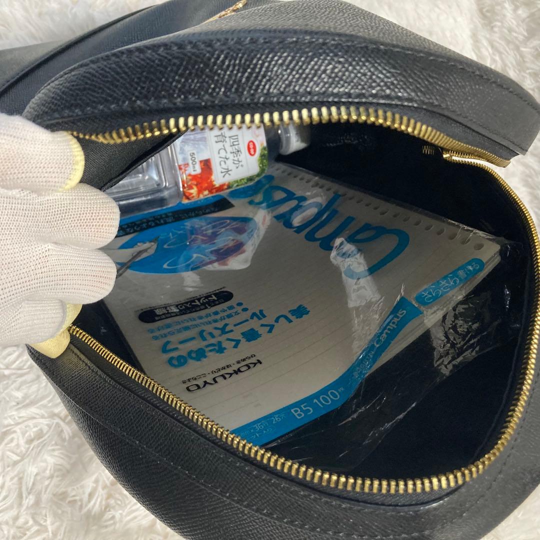 極美品　現行　コーチ　リュック　ケンリー　バックパック　A4収納可　レザー　黒