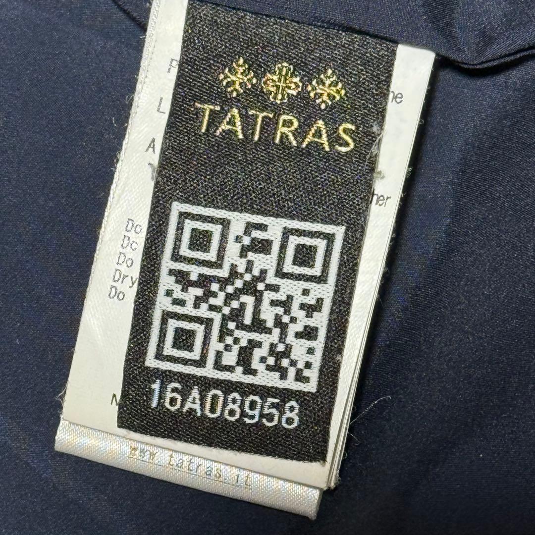 TATRAS タトラス ロング ダウンジャケット Aライン ネイビー 02