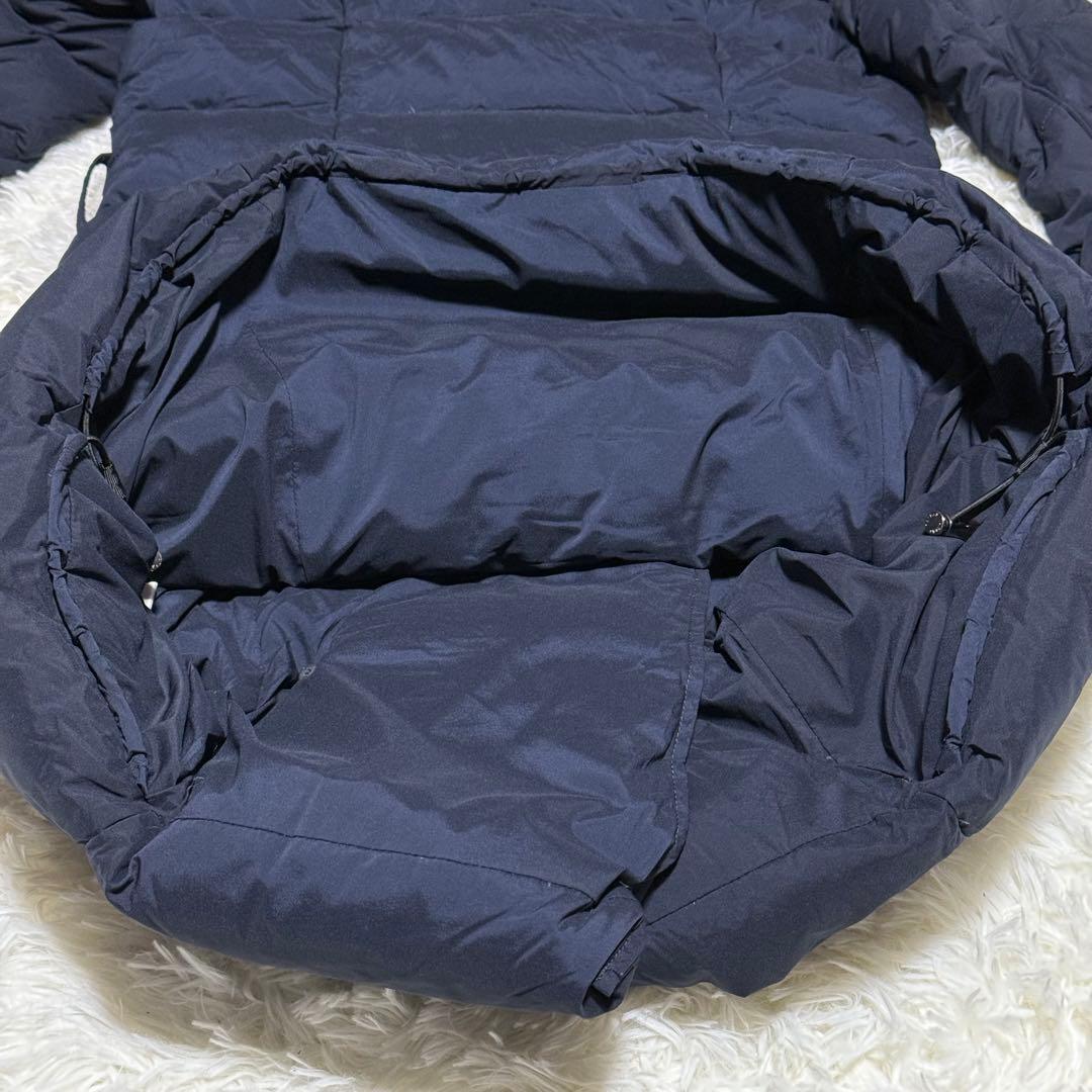 TATRAS タトラス ロング ダウンジャケット Aライン ネイビー 02