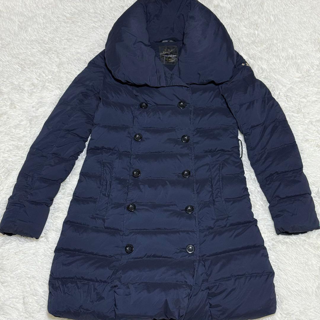 TATRAS タトラス ロング ダウンジャケット Aライン ネイビー 02