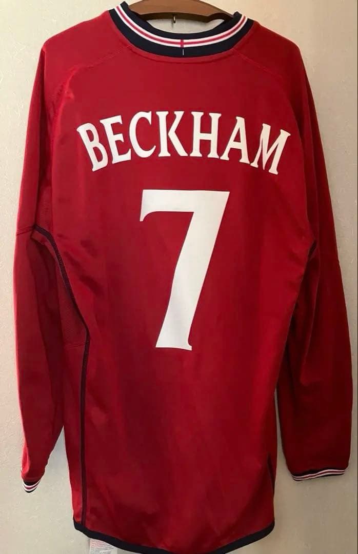 【超希少新品タグ付き】イングランド代表ベッカムBECKHAMモデル#7【L】