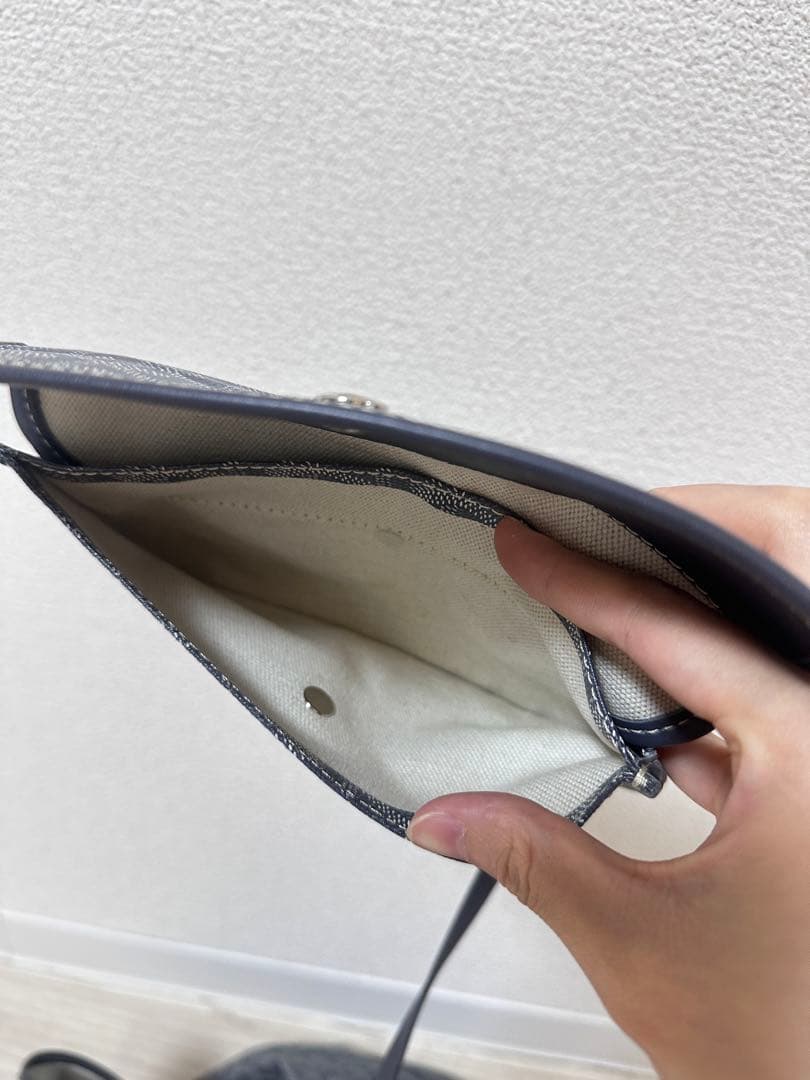 ゴヤール サンルイ PM グレー トートバッグ