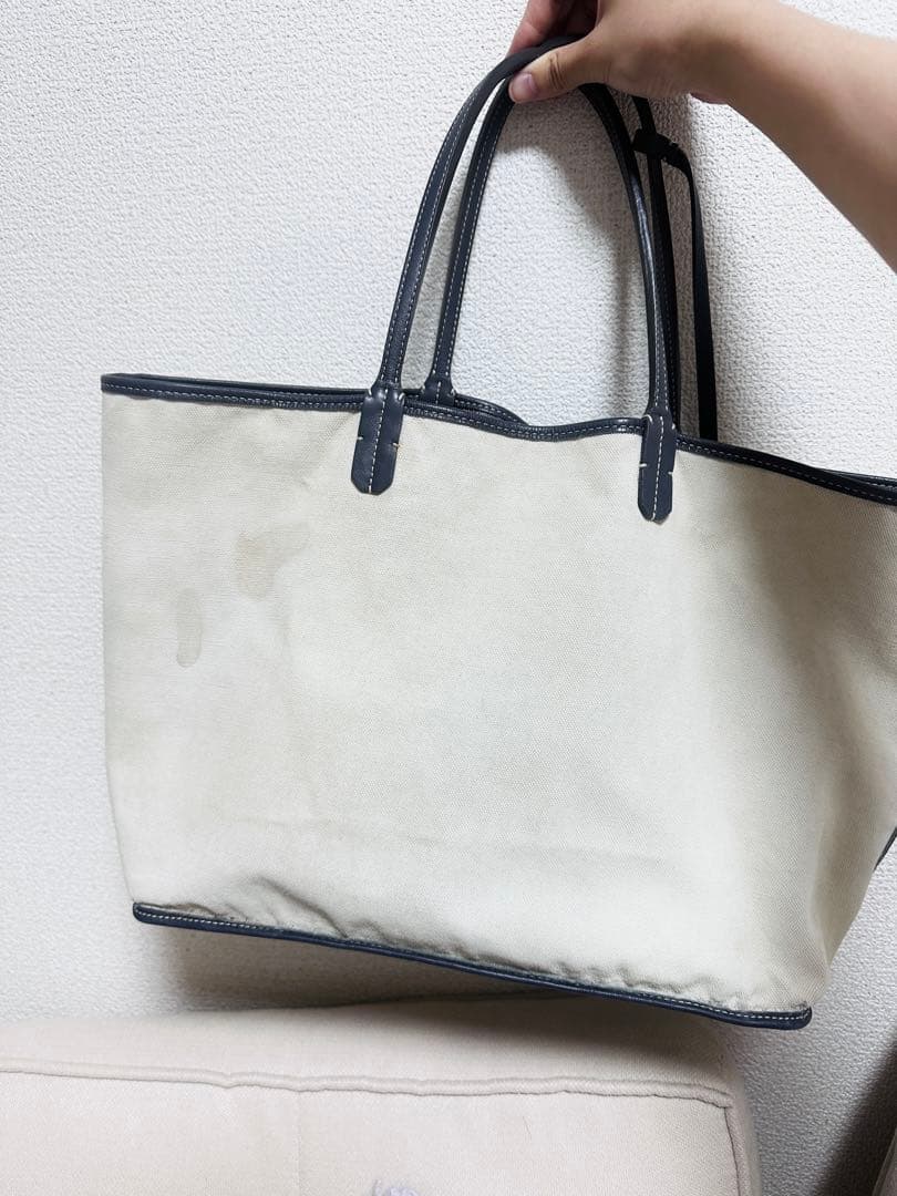 ゴヤール サンルイ PM グレー トートバッグ