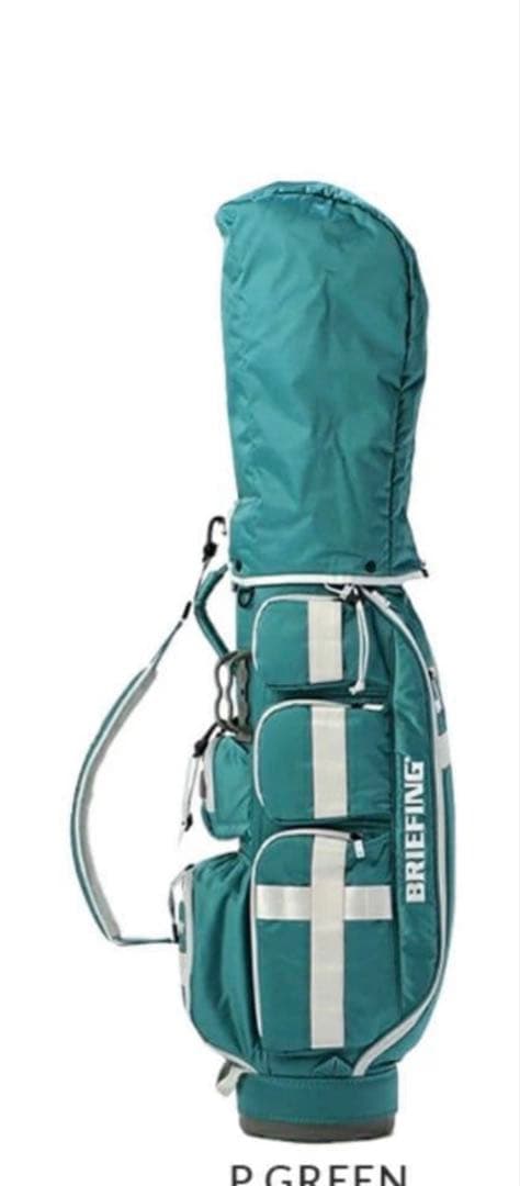 BRIEFING ゴルフバッグ ヘッドカバーセット　ピーコックグリーン