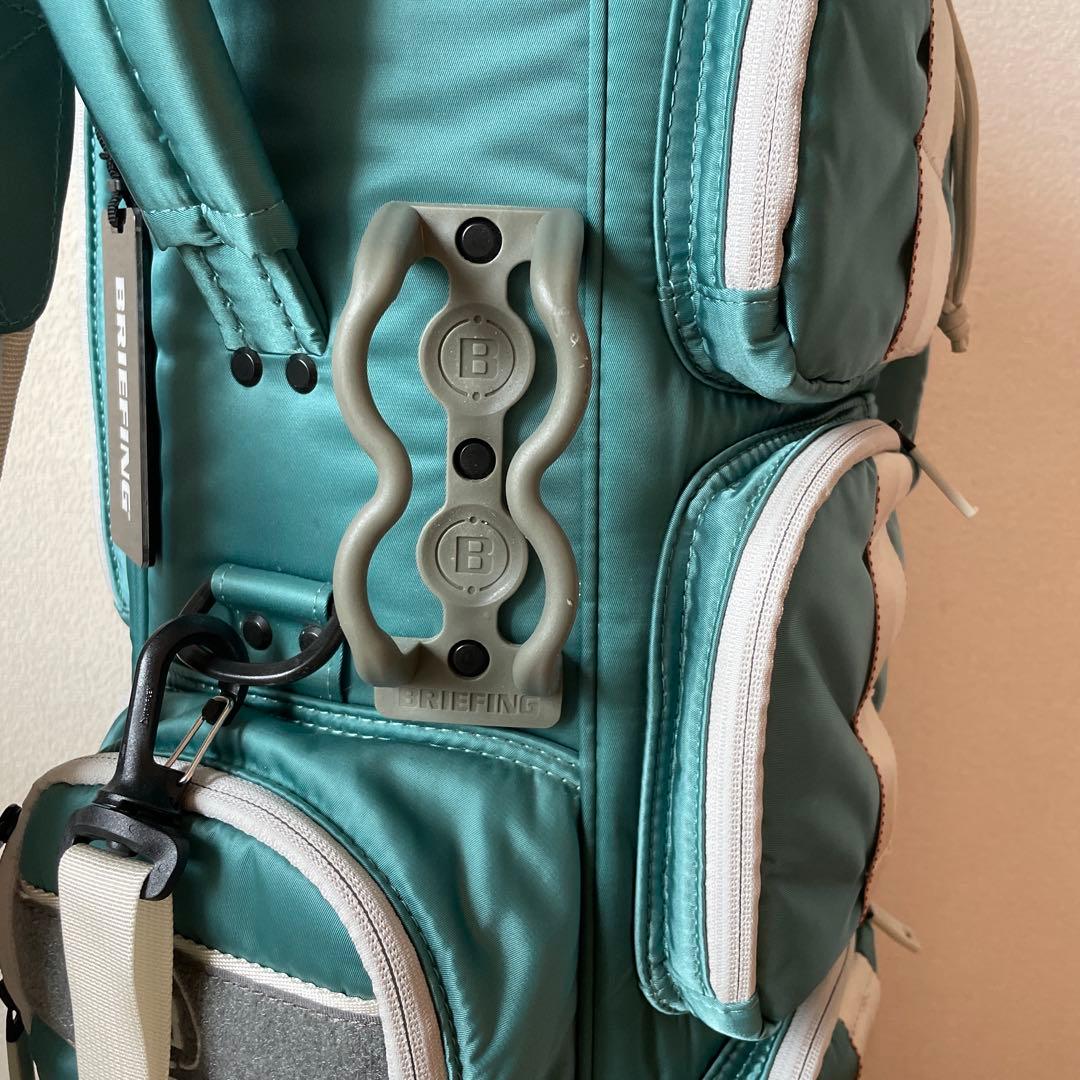 BRIEFING ゴルフバッグ ヘッドカバーセット　ピーコックグリーン