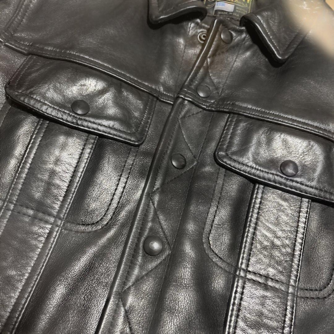 38inch VANSON バンソン DJLE ライダースジャケット　アメリカ製